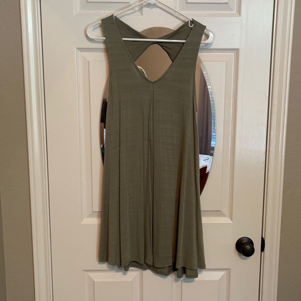 Green swing dress sz XS